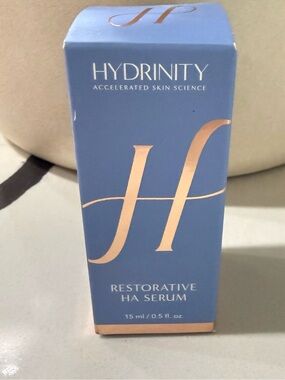 Hydrinity Restorative HA Serum — Blue Packaging